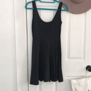 Dark heather grey dress